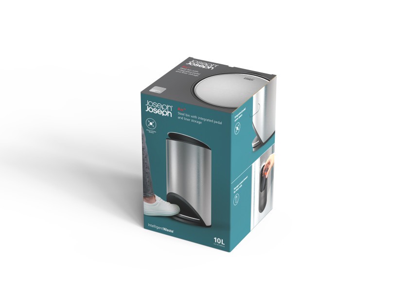 Arc 10L Bin - Stainless Steel - Joseph Joseph
