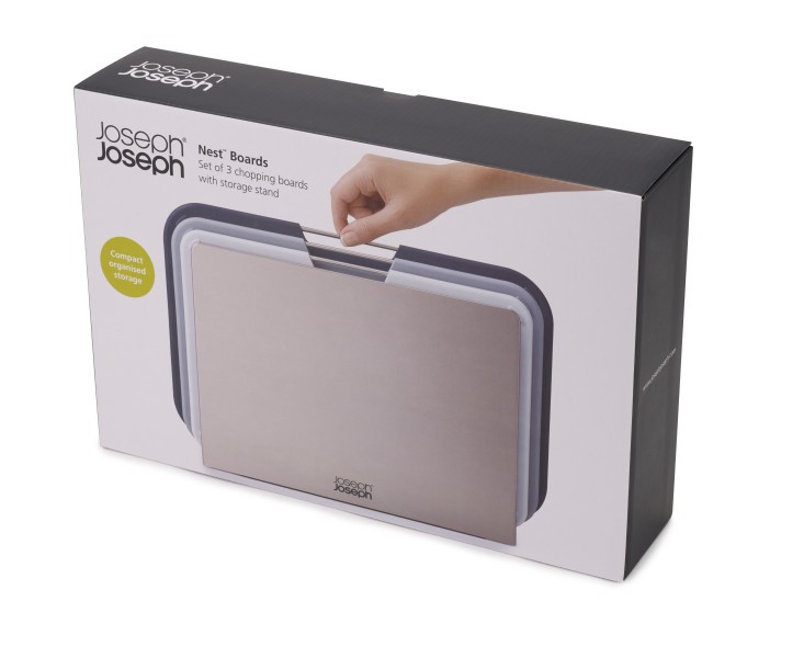 Nest Boards Regular 3 Piece Set - Grey - Joseph Joseph