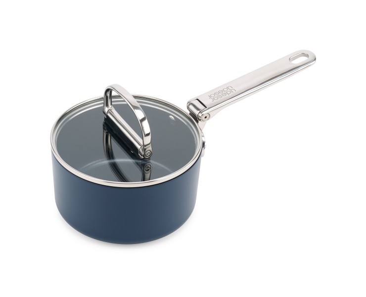 Space 19cm/2.9qt Non-Stick Induction Saucepan & Lid - Joseph Joseph