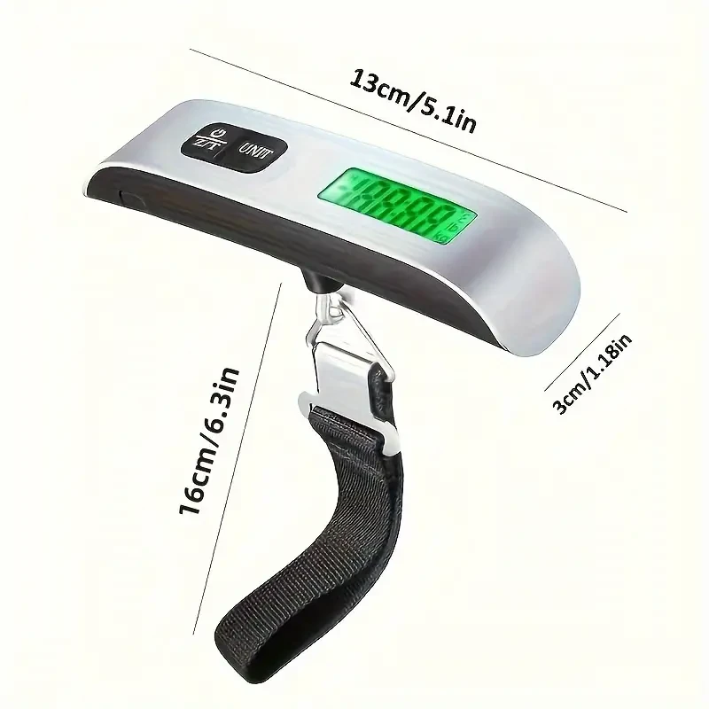 Luggage Scale, Electronic Scale, Portable Scale, Hook Scale, Parcel Scale, 50KG Mini Hanging Scale, Portable Spring Lifting Scale, Fishing Scale