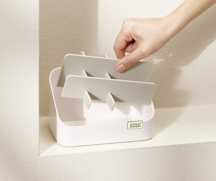 Viva Tiered Cosmetic Organiser - Shell - Joseph Joseph