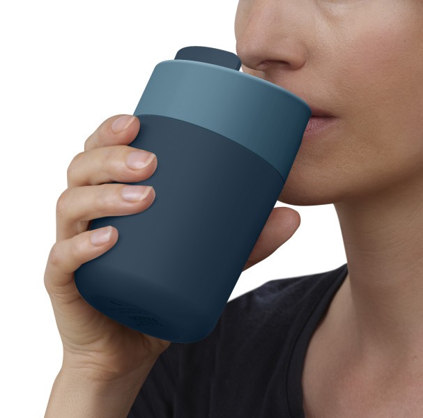 Sipp Travel mug - 340 ml (12 fl. oz) - Blue - Joseph Joseph