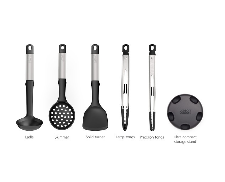 Elevate Fusion 5 Piece Silicone Set With Stand - Joseph Joseph