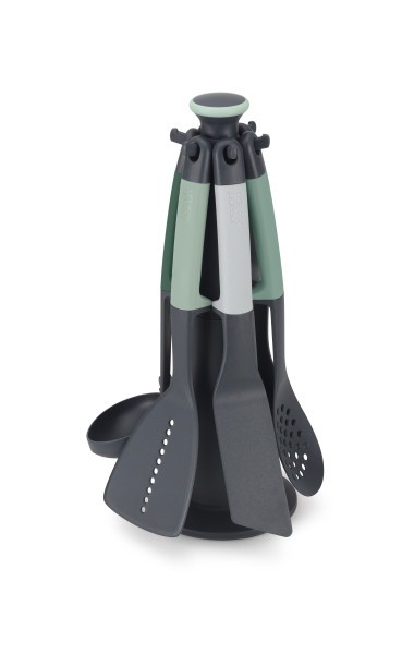 6 Piece Utensil Carousel - Sage - Joseph Joseph