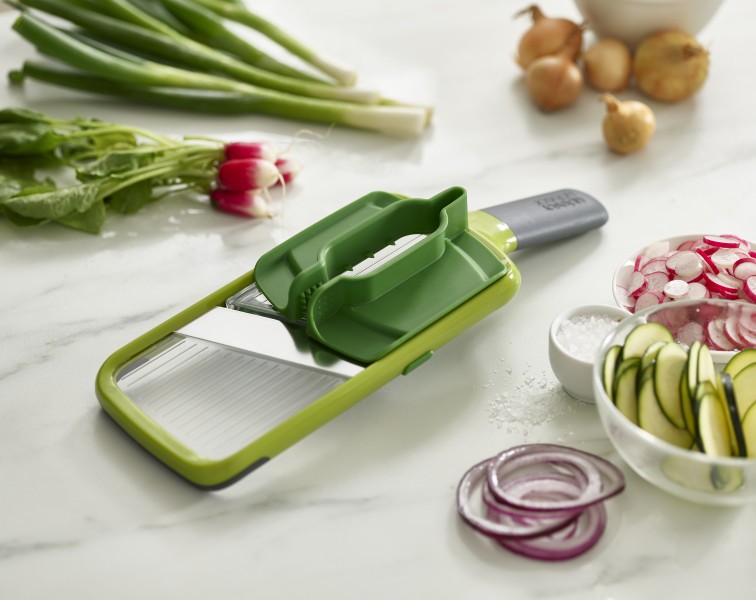Multi-Grip Mandoline - Green  - Joseph Joseph