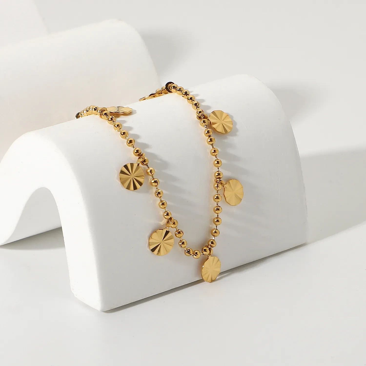 Women's Fashion Personality Disc Pendant Anklet