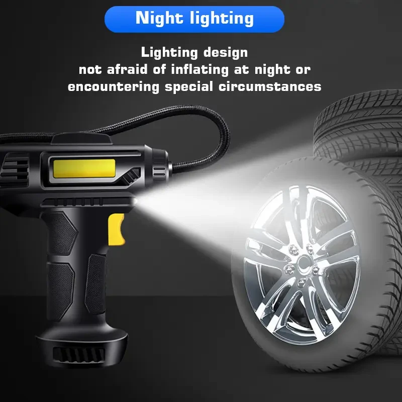 Portable Air Compressor And Inflator That Is Compact And High-Speed
