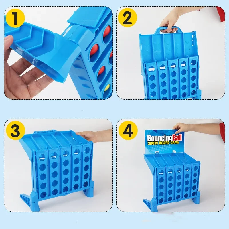 Children's Toy Catapult Quadruple Ball