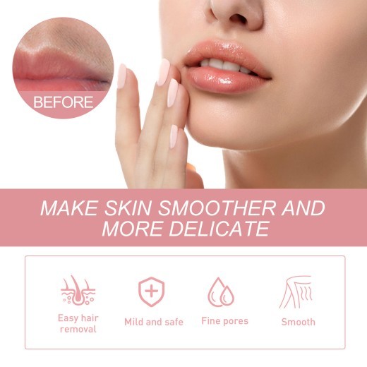 Gentle And Non-irritating Cleansing Women's Face Fast Depilatory Cream