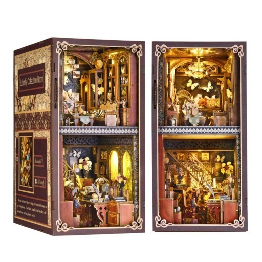 Original Butterfly Boxroom Model Ornament Decoration Handmade Building Blocks Toy