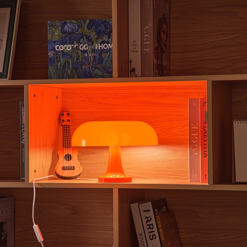 Classic Mushroom Table Lamp - Modern Bauhaus Design Atmosphere Lamp for Hotel Bedroom