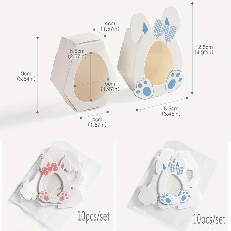 Rabbit Shaped Easter Party Gift Box