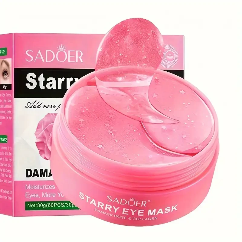 Korean Beauty Rose Hydra-Gel Eye Mask Moisturizing And Firming Eye Care Eye Mask