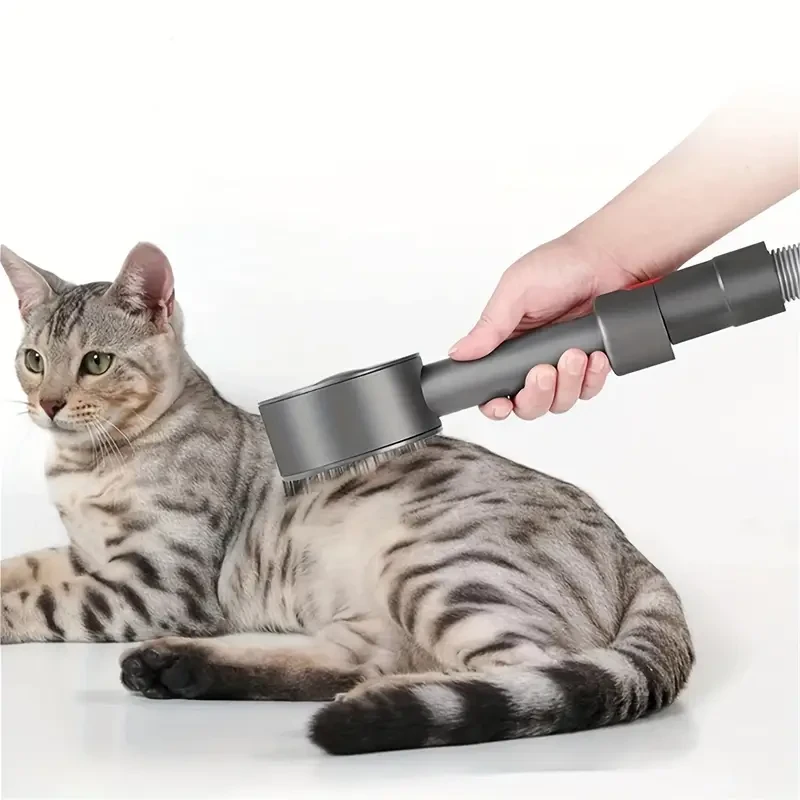 1pc PetPro ABS Round Pet Hair Remover Brush for Dyson V7 V8 V10 V11 V15