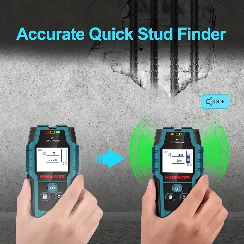 HANMATEK SF1 Stud Finder Wood Studs Metal Detecion