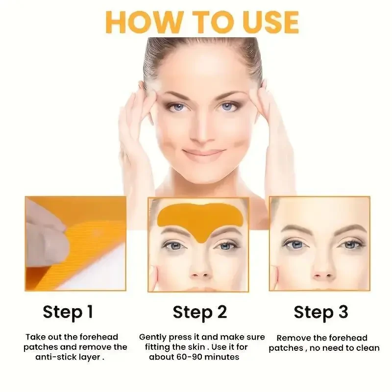 10pcs EELHOE Forehead Wrinkle Patches