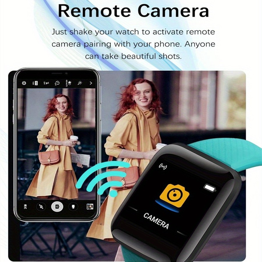 D13 Multifunction Smartwatch - Message Reminder, Music Control, Sport Tracking, and Alarm Clock