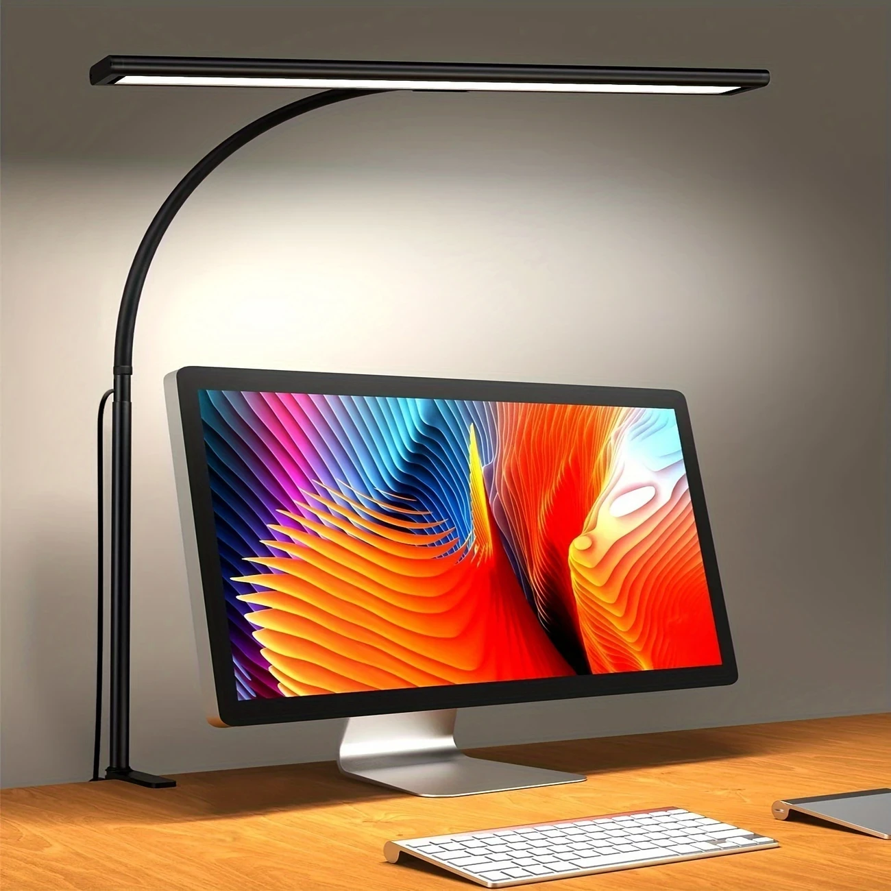 iFalarila Dimmable 160 LED Clip-On Desk Lamp Perfect for Focused Lighting in Any Space