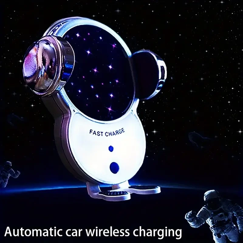 CHGeek 15W Fast Auto Clamping Car Charger Phone Holder