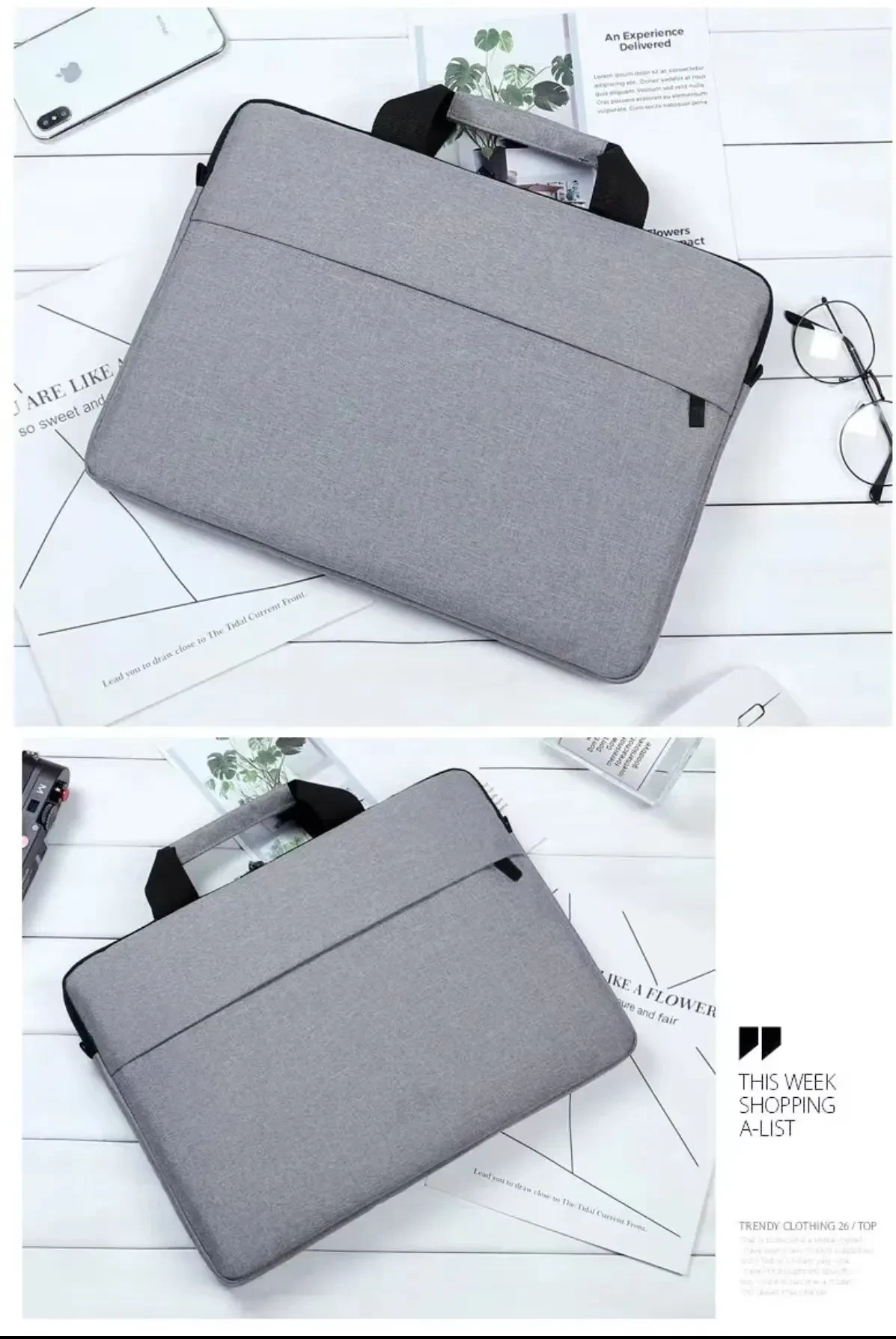 Lightweight Men's Laptop Bag With Inner Lining
