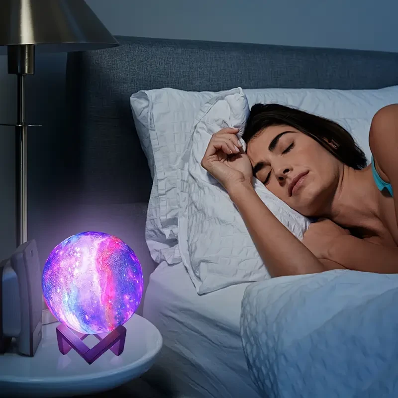Lunar Light 128 Colors Galaxy Light Table Lamp Starry Sky Light