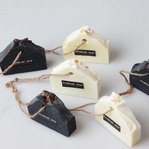 Rose Essential Oil Bamboo Charcoal Cleansing Hand Soap