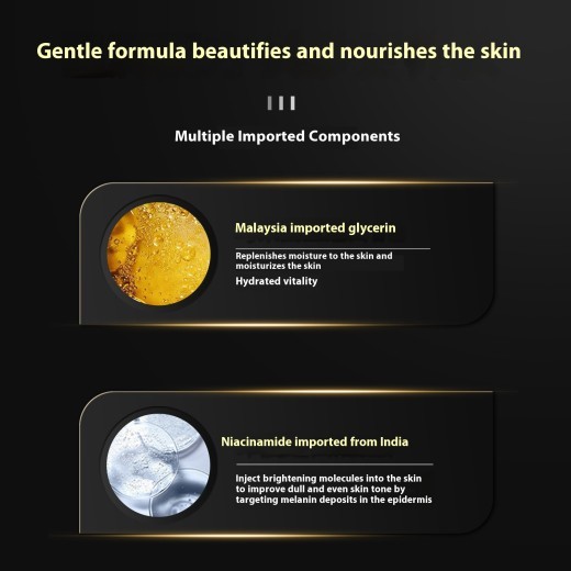 Nicotinamide Soft Transparent Foam Facial Cleanser Balance Water And Oil Not Tight Deep Cleansing