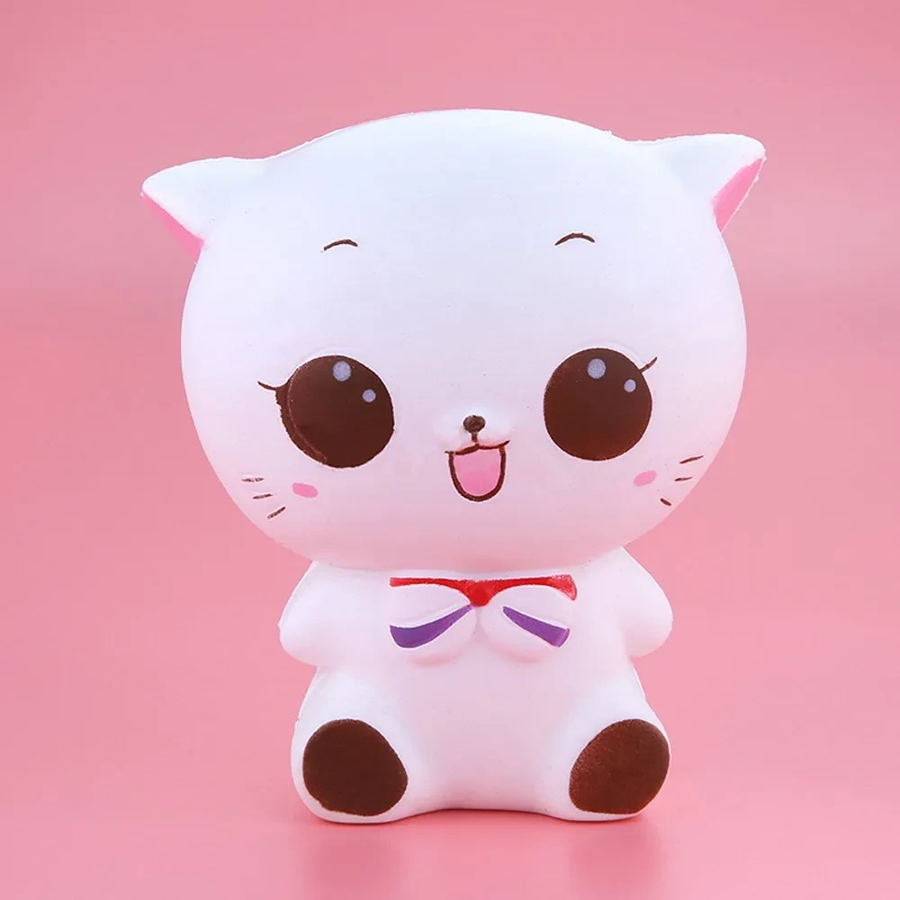 Simulation bow tie cat decompression toy