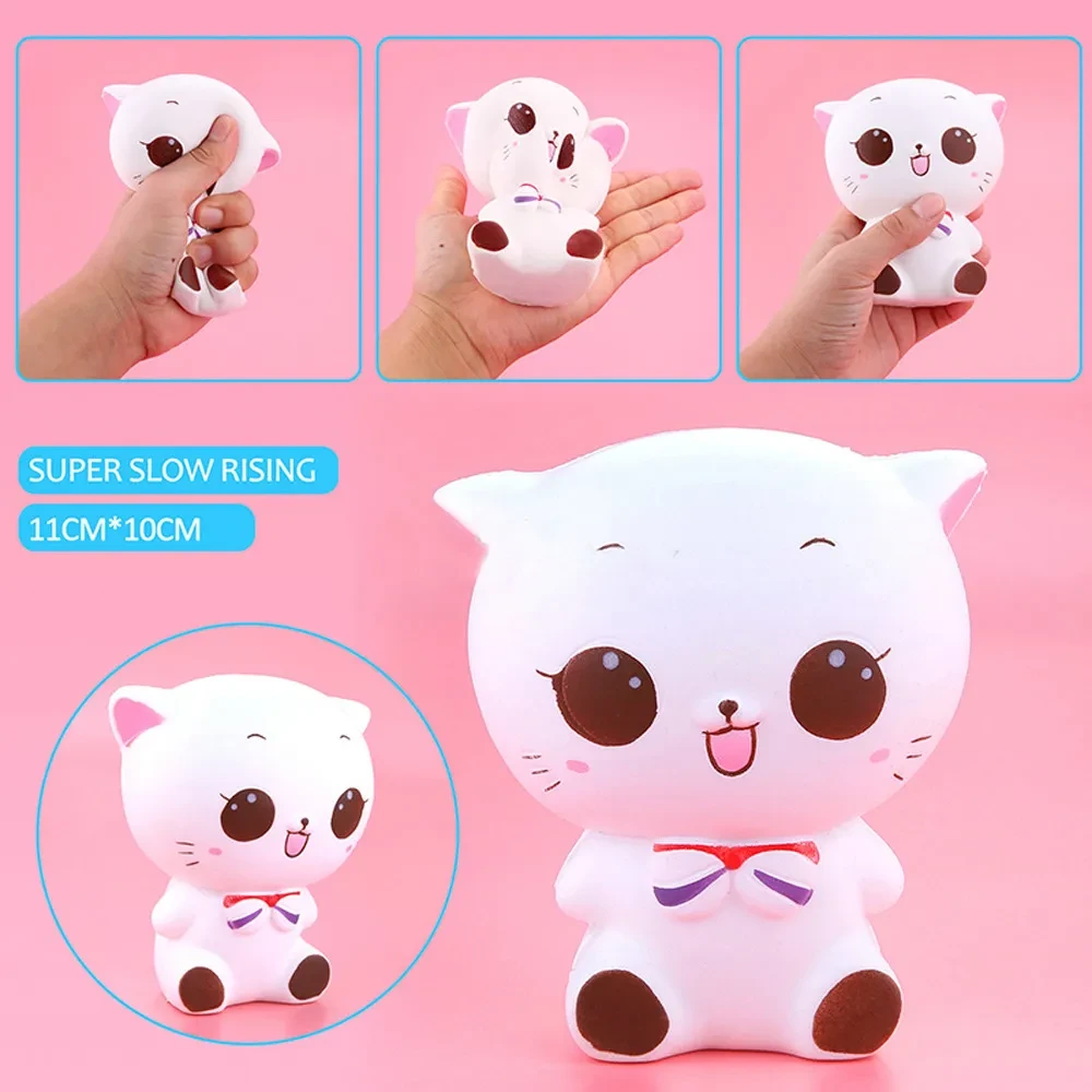 Simulation bow tie cat decompression toy