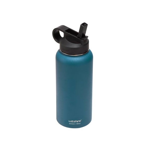 Stainless Steel Bottle Teal 900ml - Wiltshire