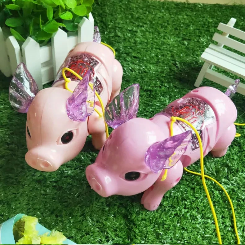 Glowing toy pig