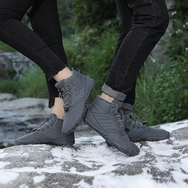 Outdoor Sports Cotton Winter Warm Slip-on Boots - Wear-resistant & Anti-Skid