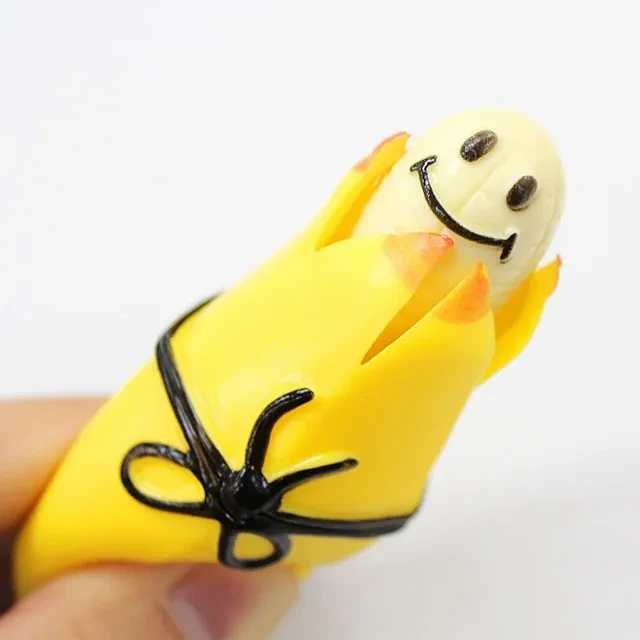 Funny Squeeze Vent Decompression Banana Toy