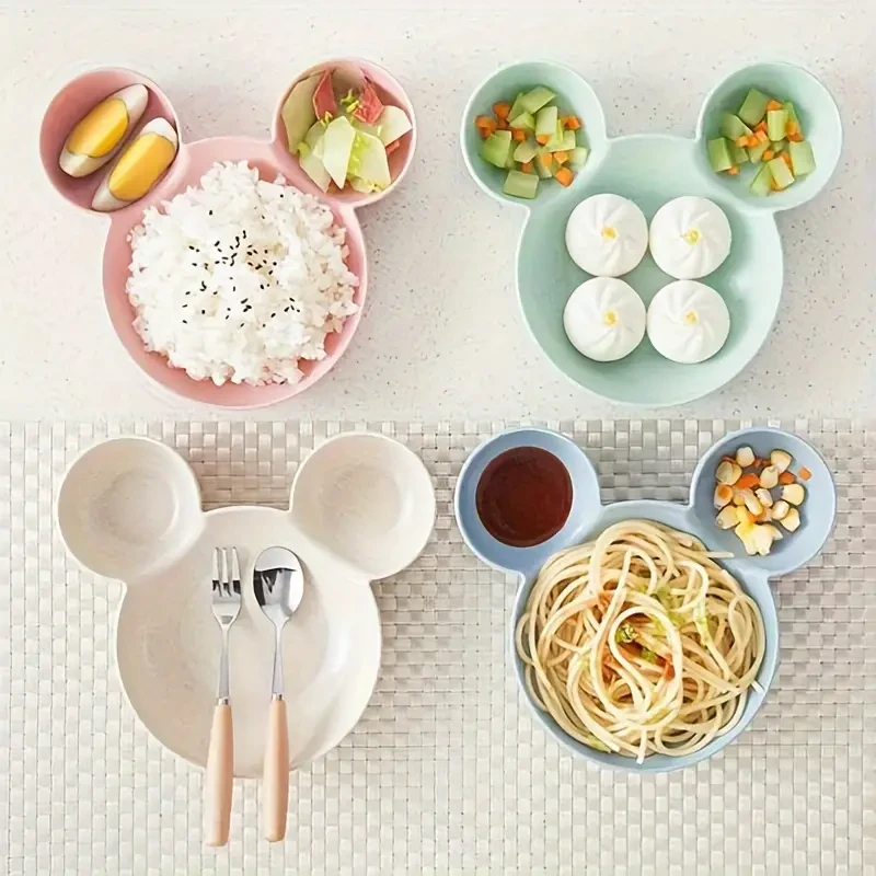 Mickey & Minnie Wheat Straw Dinnerware Set