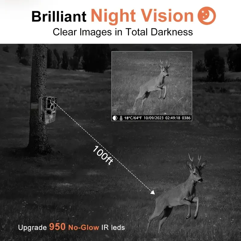 KJK 4K Trail Camera