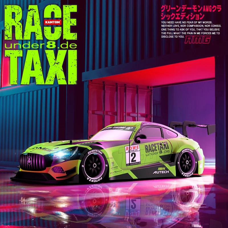 KAMTOM High-Speed Drift RC 4WD 1:16 2.4G Remote Control Car