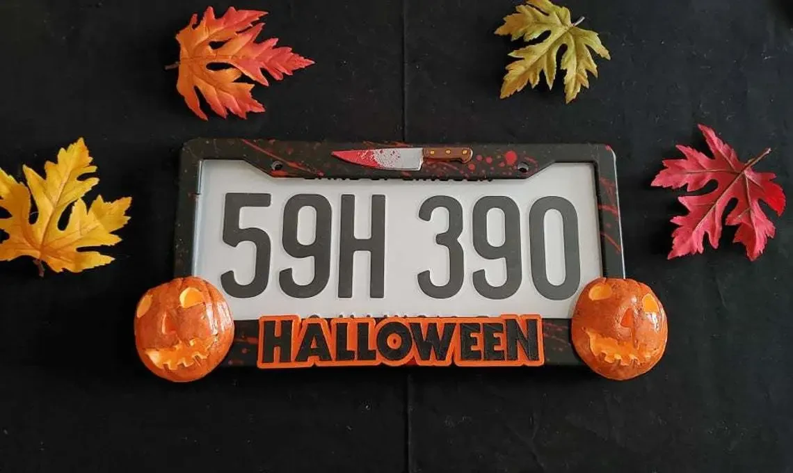 Hilarious license plate frames