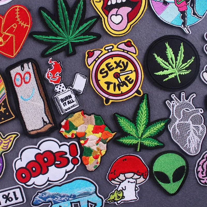 Iron on repair patches for clothing