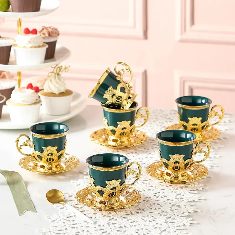 Greek Cup And Saucer