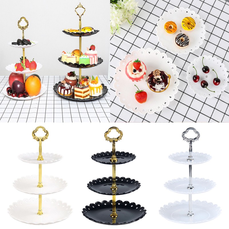 Plastic Tiered Cake Stand