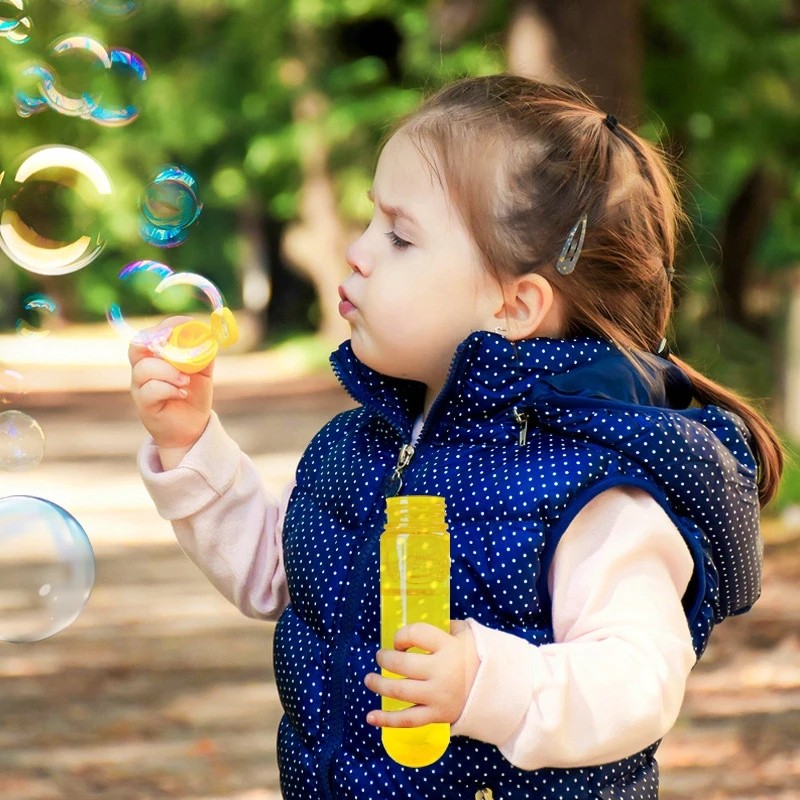 Cartoon Mini Bubble Sticks - Duck, Dinosaur, and Rabbit Bubble Toys for Kids