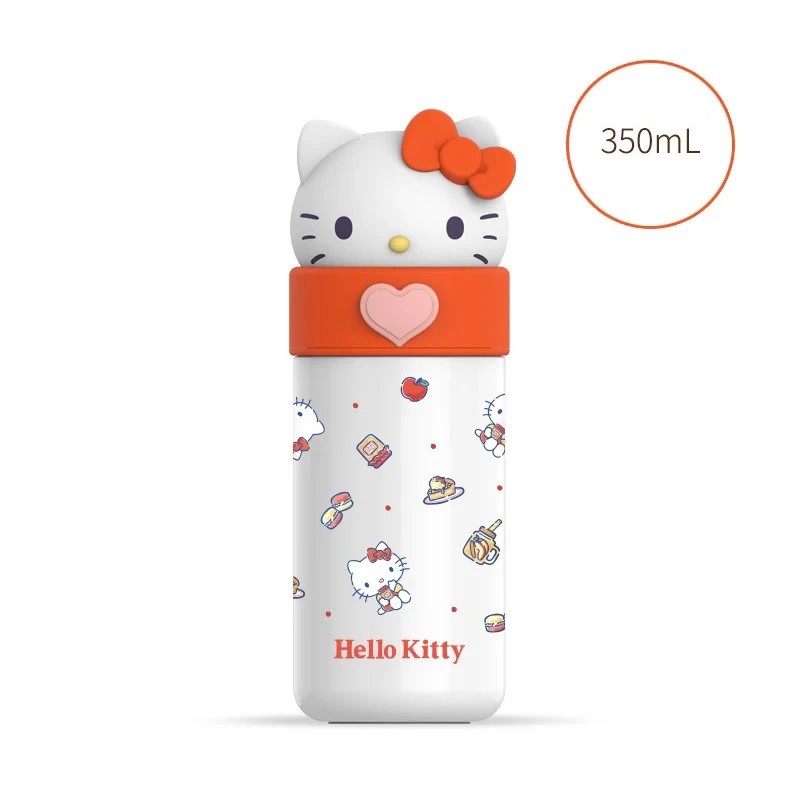 Miniso Hello Kitty Cinnamoroll Kuromi Stainless Steel 316 Thermos Water Bottle Vacuum Termo Kids Vacuum Flask Bottle Tumbler
