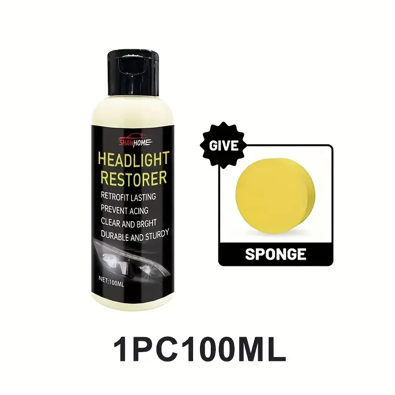 Car Headlight Restoration Polish