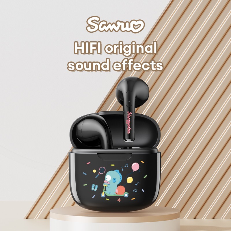 Miniso Sanrio BL22B Bluetooth 5.3 Wireless Earbuds Cute My Melody Earphones with HIFI Stereo Sound, Hello Kitty & Kuromi