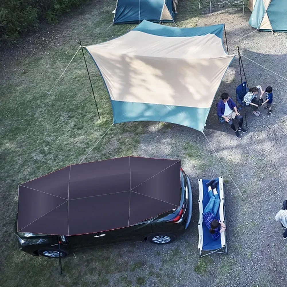 Car Roof Sun Umbrella - UV Resistant, Dustproof, and Waterproof Car Roof Cloth
