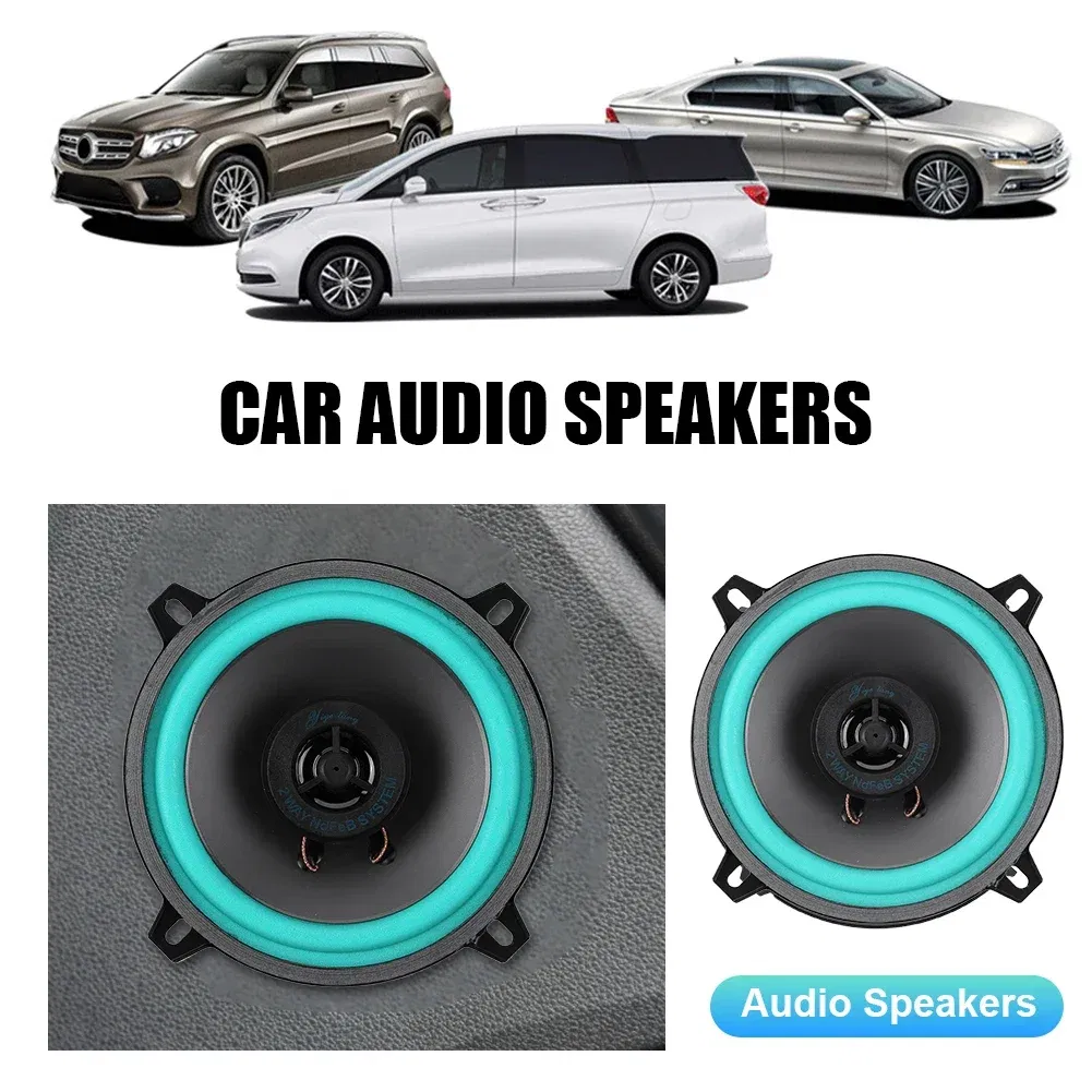 Size: 8" - 4/5/6 Inch Car Speakers 100W/160W Max Universal HiFi Coaxial Subwoofer Car Audio Music Stereo Full Range Frequency Auto Speakers
