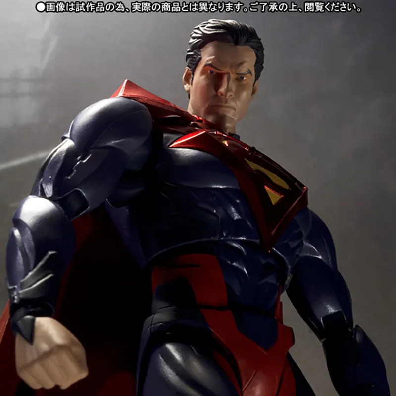 BANDAI 18CM PVC Tamashii Nations S.H.F Figuarts Superman (Injustice Ver.) Injustice Original Action Figure Model Toys Gift