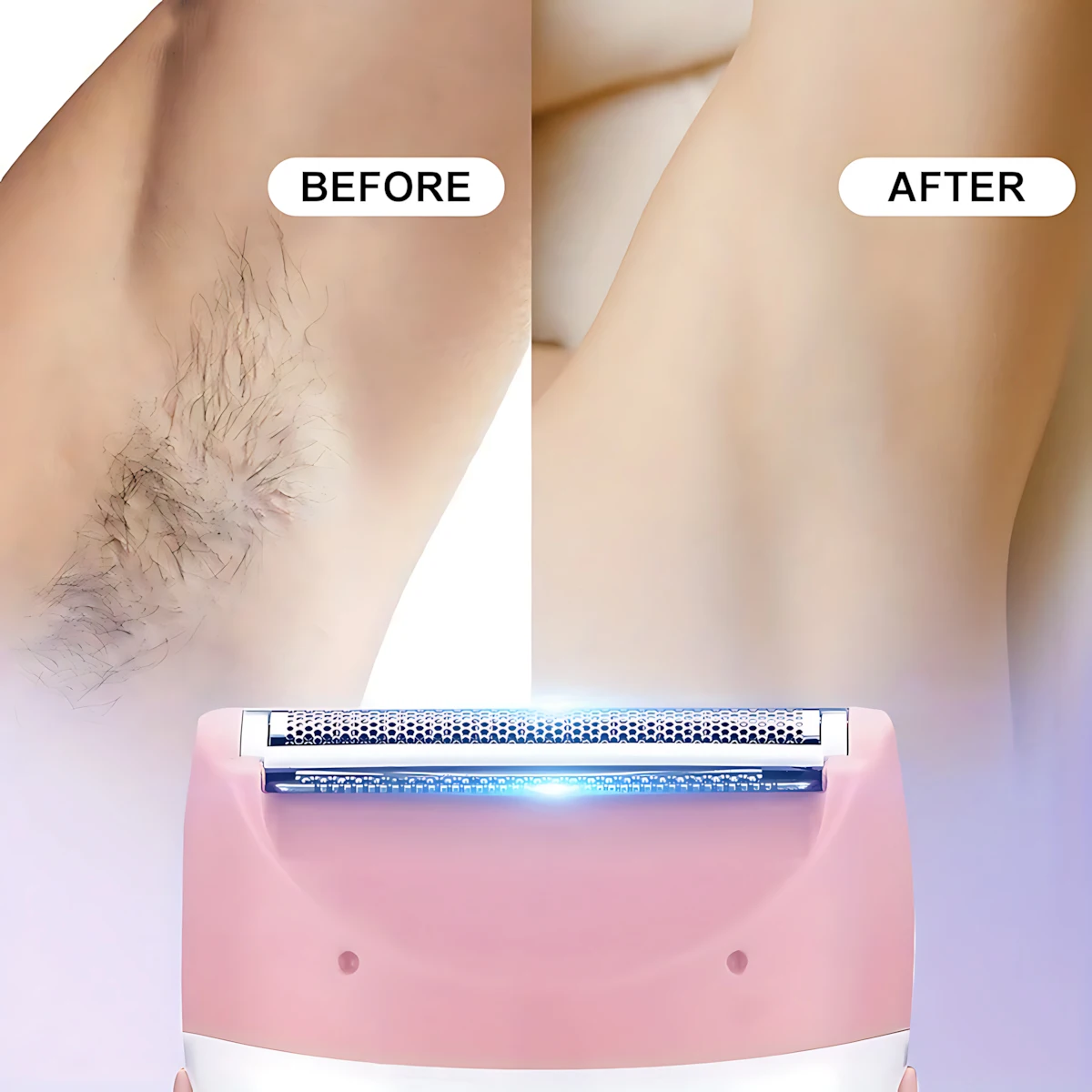 Women Trimmer Shaver Electric Armpit Hair Razor Arm Leg Hair Bikini Groin Hair Trimmer Rechargeable Lithium Battery