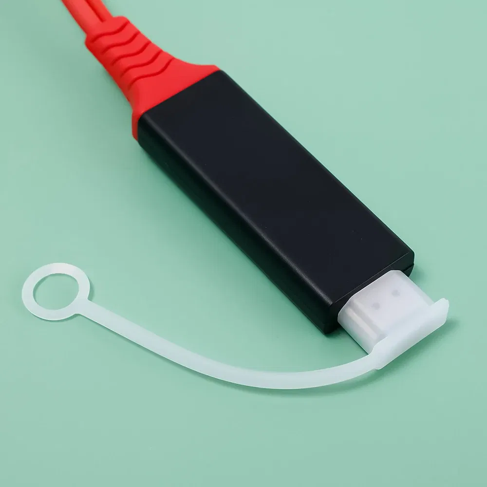 Color: grey - Dust Plug for HDMI-compatible Cable Dust Covers Dustproof Anti-loss Dustplugs Cap for HDMI-compatible Mobile Phone Cables