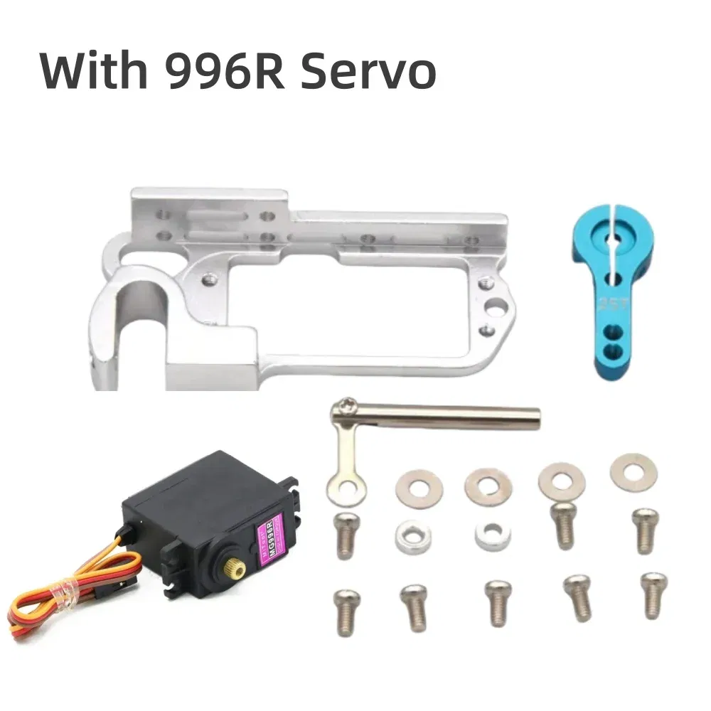Color: WHITE - Servo Parabolic Switch Device Aerial Vehicle Throw Device Tarot Dispensers With Servo Arm For Remote Controller Cars Drone MG996